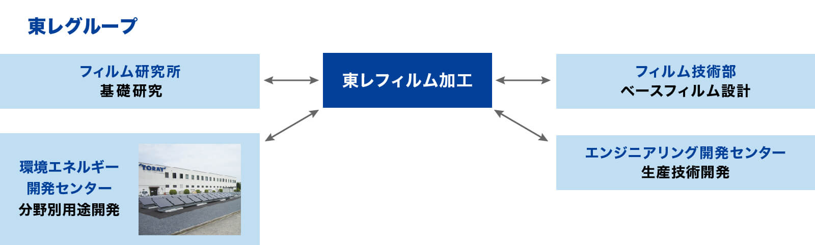 東レフィルム加工の技術分野